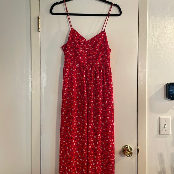 Madewell Red Jumpsuit with pockets - Picture 4 of 9